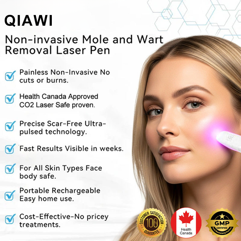 ✨QIAWI™ All-in-One CO₂ Laser Eraser Pen | Removes Moles, Warts, Skin Flaws & Pigmentation