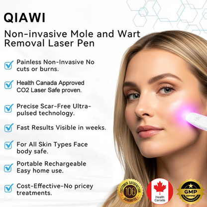 ✨QIAWI™ All-in-One CO₂ Laser Eraser Pen | Removes Moles, Warts, Skin Flaws & Pigmentation