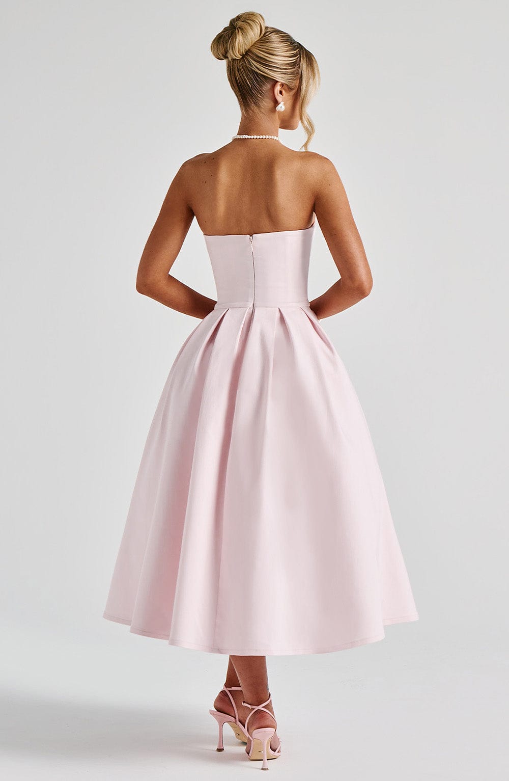 Elena Midi Dress - Blush